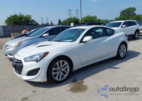 2013 Hyundai Genesis Coupe 2.0T Premium from USA, damaged, VIN KMHHT6KD2DU104870